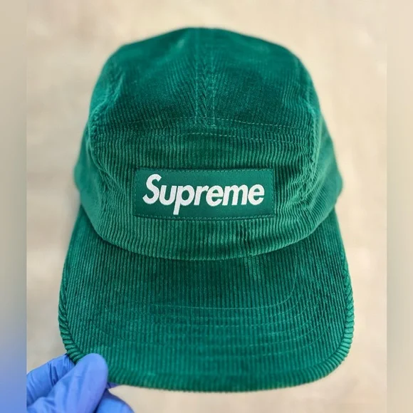 Supreme 2-Tone supreme corduroy camp cap green Corduroy Camp Cap